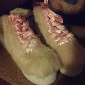 YRU Pink fur elevations